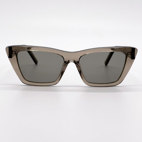 NEW SAINT LAURENT SL276 MICA 043 SUNGLASSES WOMEN BROWN SQUARE SL 276 MICA 043 - Picture 4 of 12